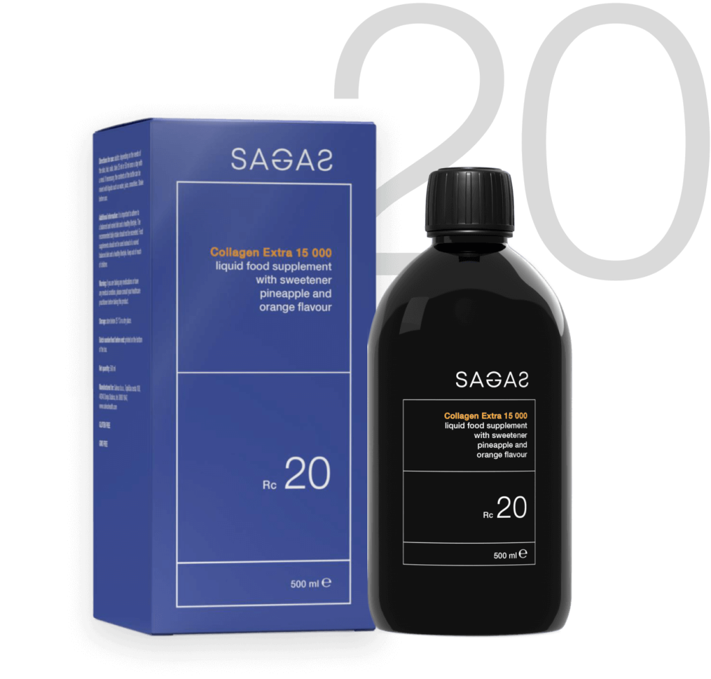Sagas RC 20 Collagen Extra 15,000, tekući kolagen za kožu